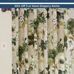 Draery Panel & Matching Fabric 
