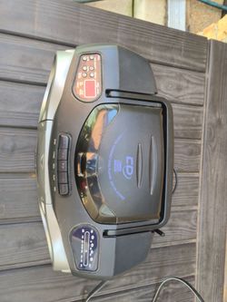 Audiovox CD/Cassette AM/FM Stereo Boombox – Works