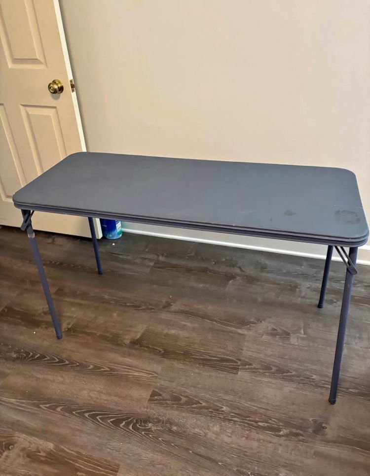 Blue Folding Table