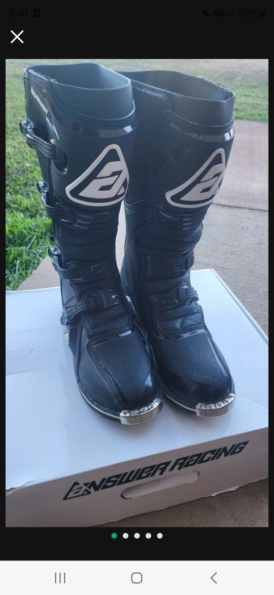 Blck Answer Boots (mens 13) Price is Firm💯