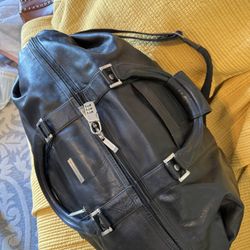 Leather Carry On