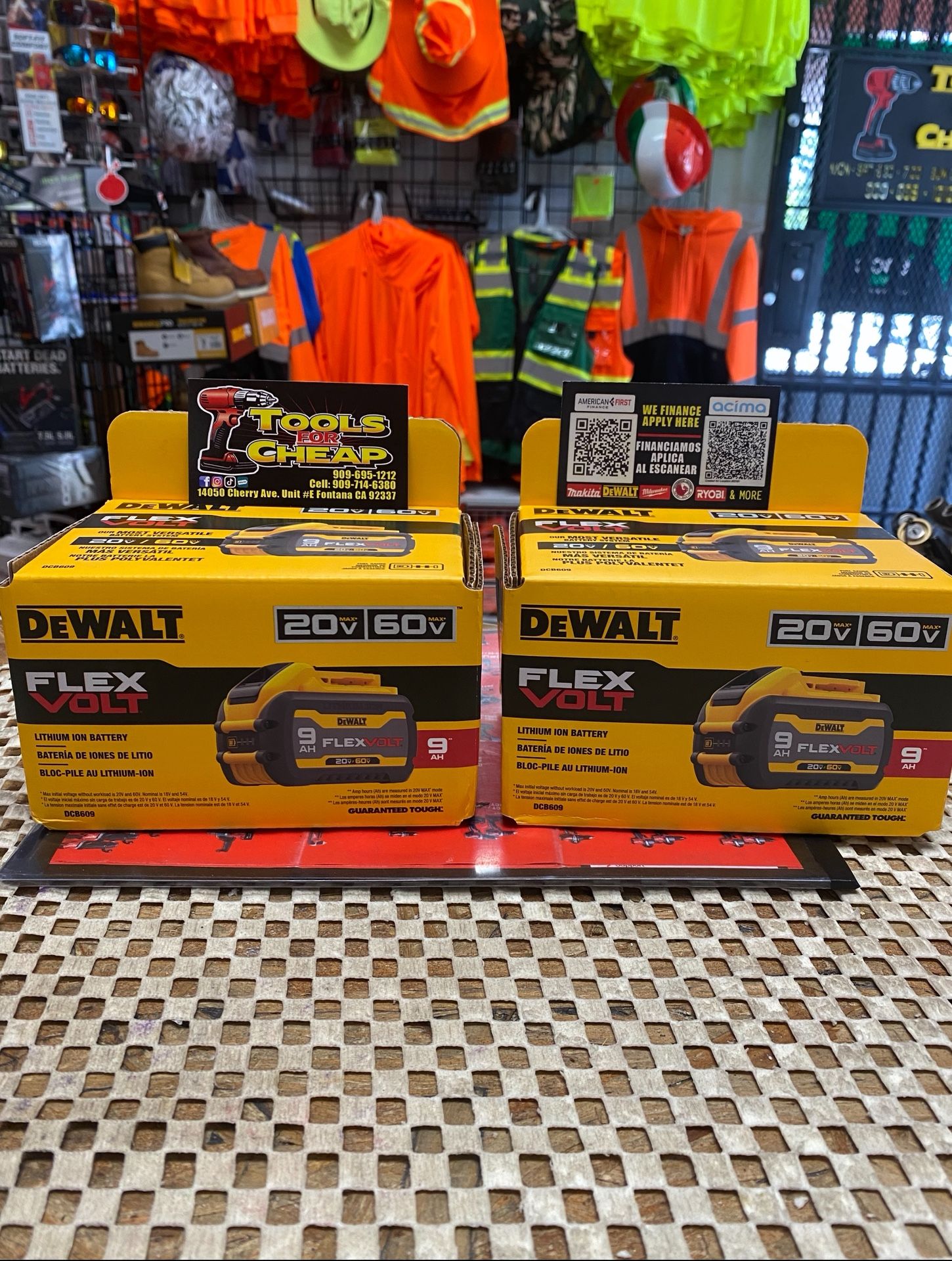DEWALT FLEXVOLT 20V/60V MAX Lithium-Ion 9.0Ah Battery $229 EACH
