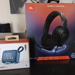 Jbl Headset + Go 4 Speaker Bundle
