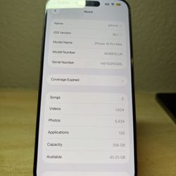 iphone 15 pro max 256gb