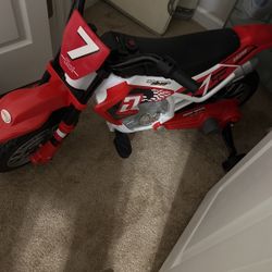 Kids Toddler Dirt Bike With Training Wheels