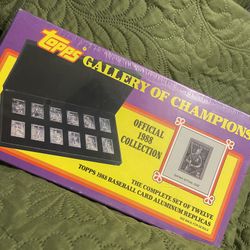 1988 Topps Baseball Card Aluminum Replicas 