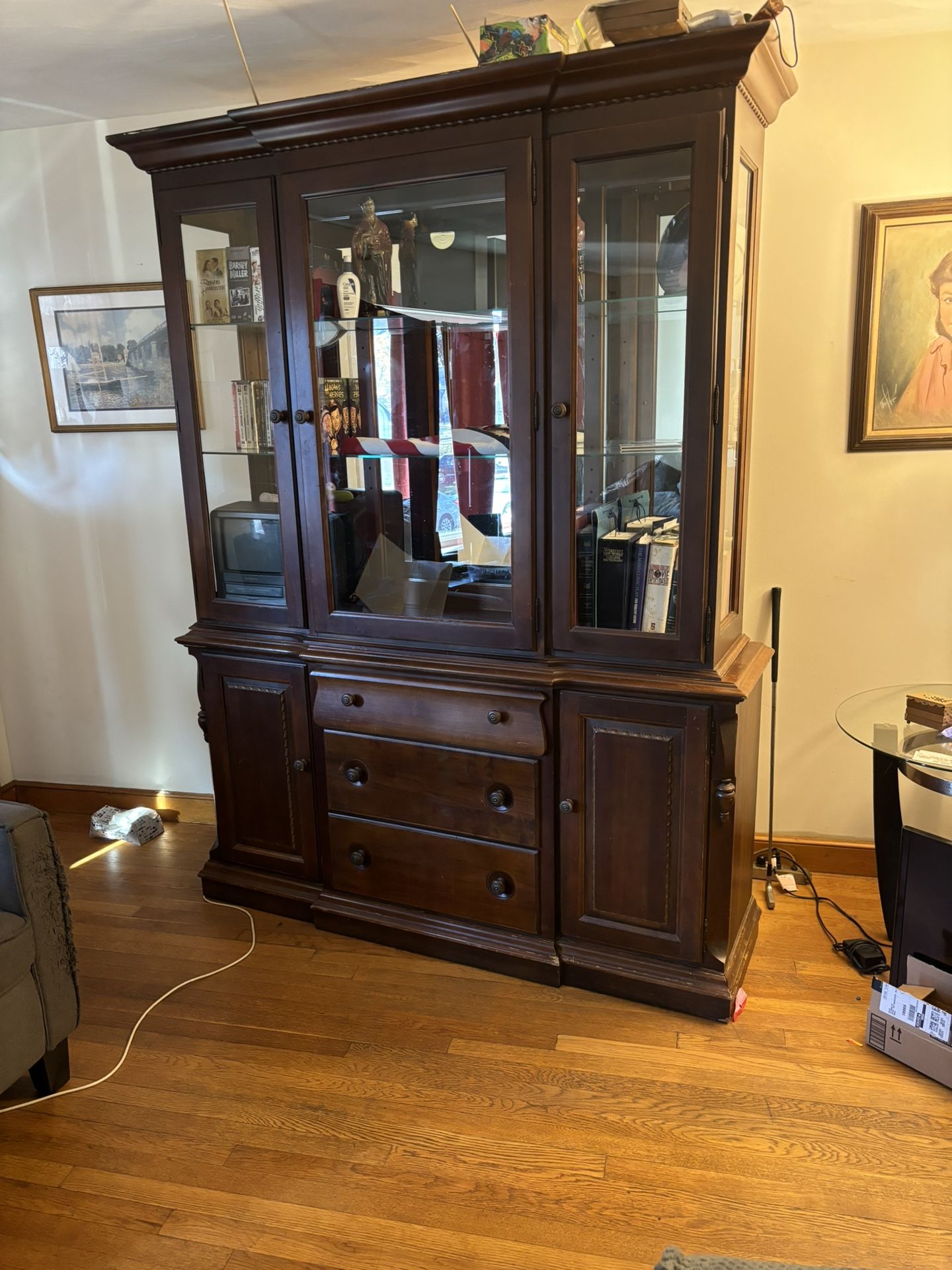 Antique Broyhill China Cabinet