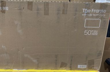 SAMSUNG 50-Inch Class QLED 4K The Frame LS03D Series, Quantum HDR, Art Mode, Anti-Reflection Matte Display, Smart TV w/ 