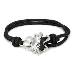 New Octopus Bracelet Adjustable Black