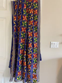 Beautiful New  Indian Hand Embroidery Scarf 