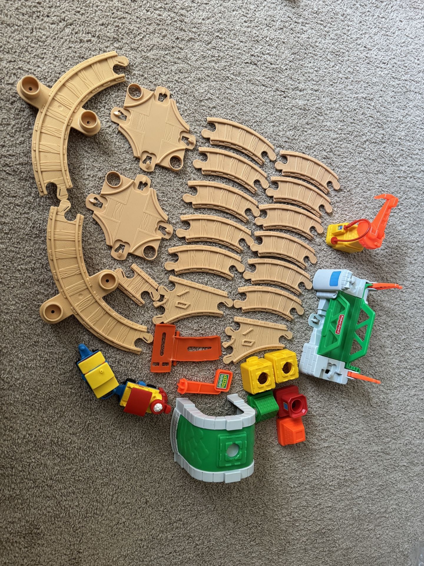 Fisher Price GeoTrax Train Track Set