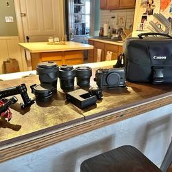 Canon EOS M6ii + Sigma Lens
Trio + Accesories