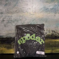 Sp5der Hoodie Slate Grey