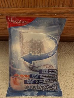 Brand New Vacplus Hanging Moisture Absorber Bag