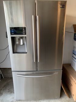 Samsung 23 Cu Fridge, Stainless Steel