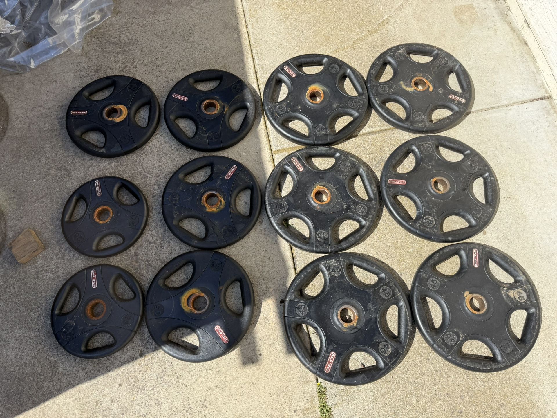 Rubber Coated Olympic Weight Plate