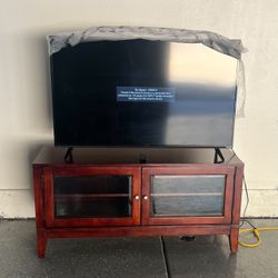 TV  Credenza Solid Wood  