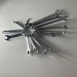 17 Pcs Wrench Set Chime Vanadium