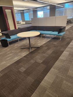 Modular Office Lounge Seating Set with table