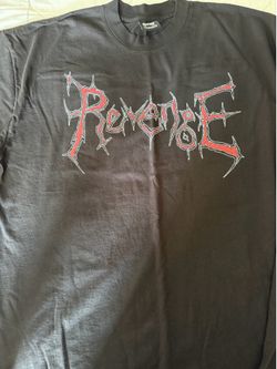 Revenge Death Note Ryuk Graphic Cotton Crew Neck Short Sleeve T-Shirt Black XL