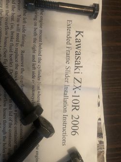 Kawasaki zx-10r frame sliders