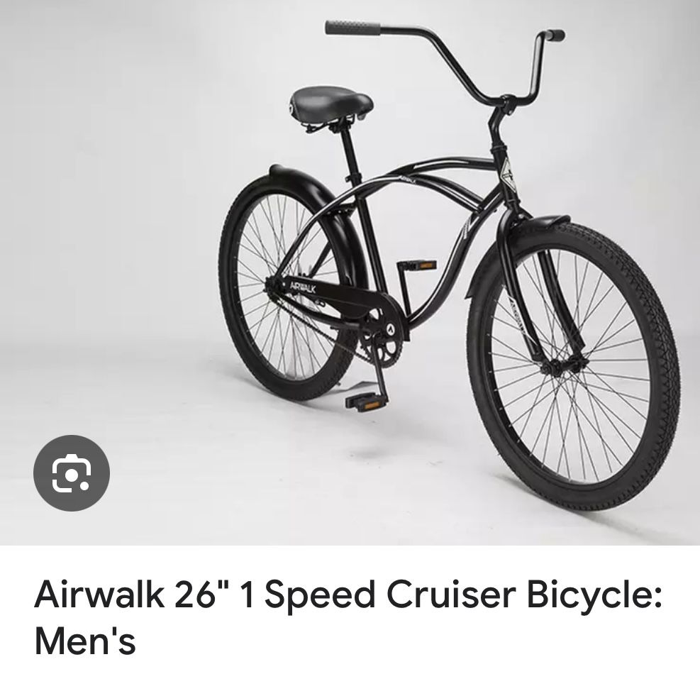 Airwalk 26” Men’s 1speed Cruiser Bicycle