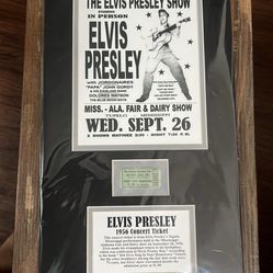 1956 Concert Elvis Presley  Tickets Best Offer Take It 