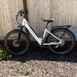 HD Walker Step-Through Commuter E-Bike with Pedal assist