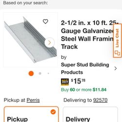 Galvanized Metal Wall Framing