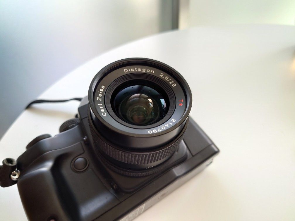 Contax RX Film Camera Body And Lens