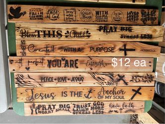 Faith Based Wood Decor