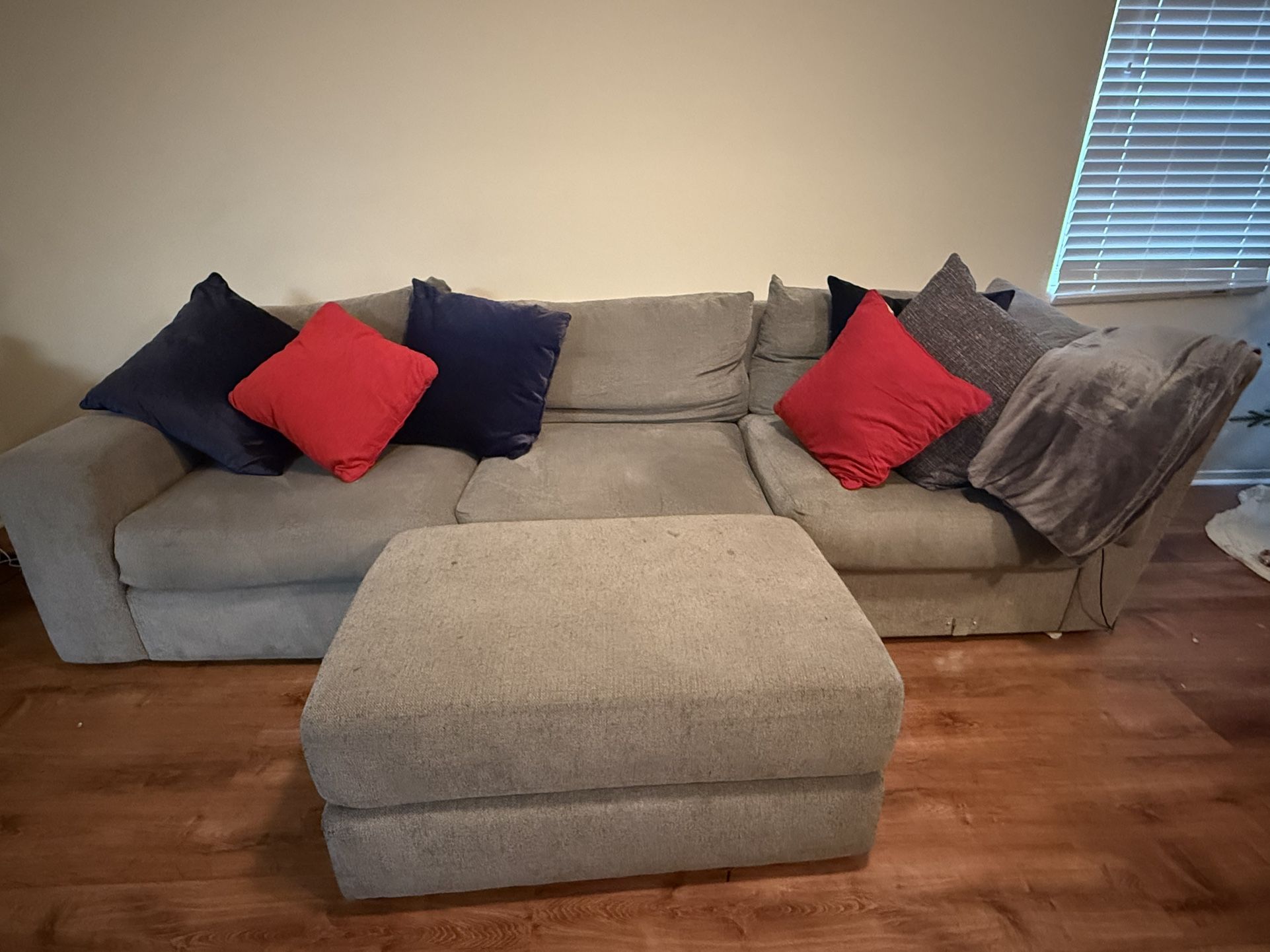 Large Gray Sectional Sofa Best Offer Takes It