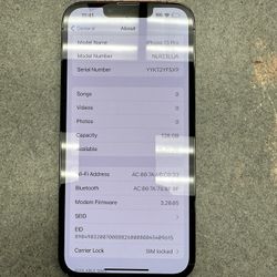 Apple iPhone 13 Pro 128GB Black Sprint Metro T-mobile Smartphone