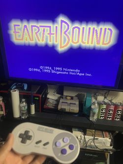 Super Nintendo Entertainment System (snes) With HDMI Adapt