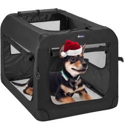 Veehoo Folding Soft Dog Crate