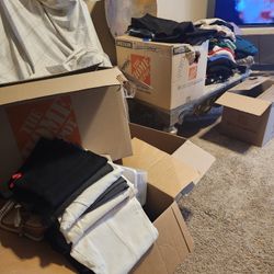 Huge Lot Of Name Brand Clothes New And Lite Used 