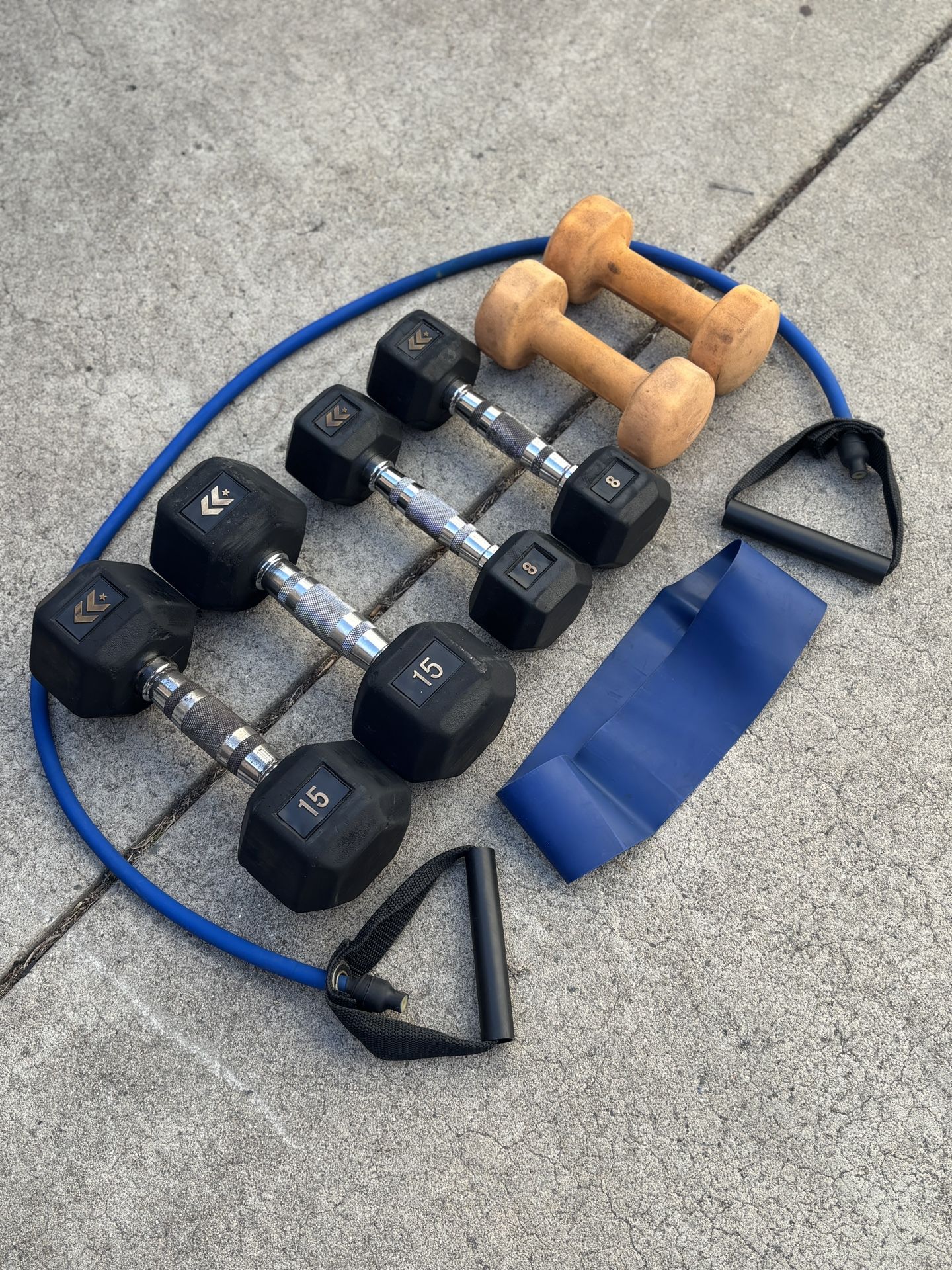 Hex Dumbbells - 60 Lbs Total