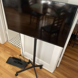 42 Inch Samsung Smart Tv On Wheels