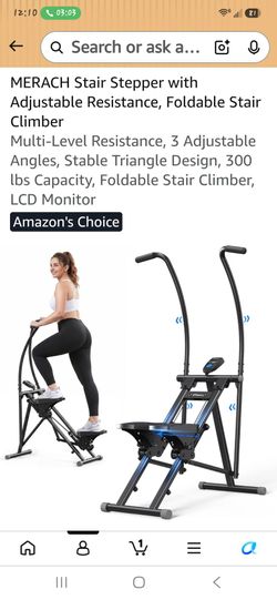 Treadmill walking Pad and Merach Stepper