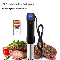 INKBIRD WIFI Sous Vide Cooker ISV-100W, 1000 Watts Sous Vide Machine Immersion Circulator with 14 Pr