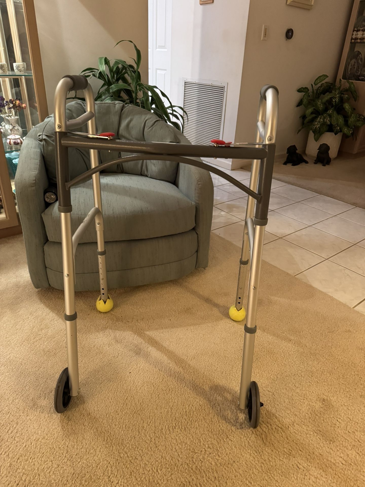 Drive Medical Folding Walker with Wheels – Like New