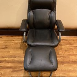 TV Armchair with Footstool 
