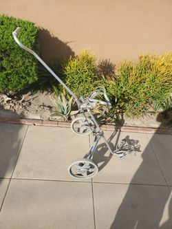 Bag boy auto folding aluminum Golf cart caddy