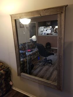 Hand crafted weathered wood frames and more!