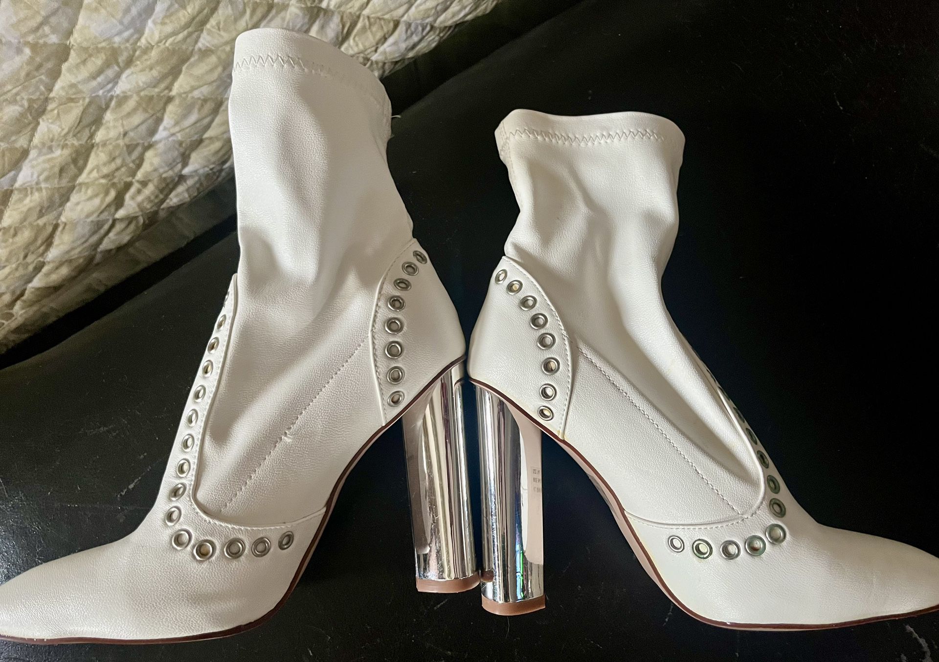 Ladies White Boots