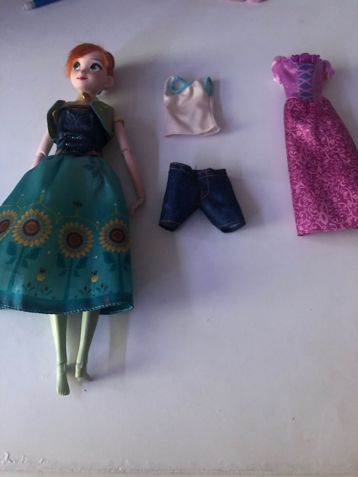 Barbie doll and clothes