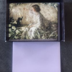 8 Papyrus Fitzwilliam Museum Blank Note Cards & Envelopes NOS