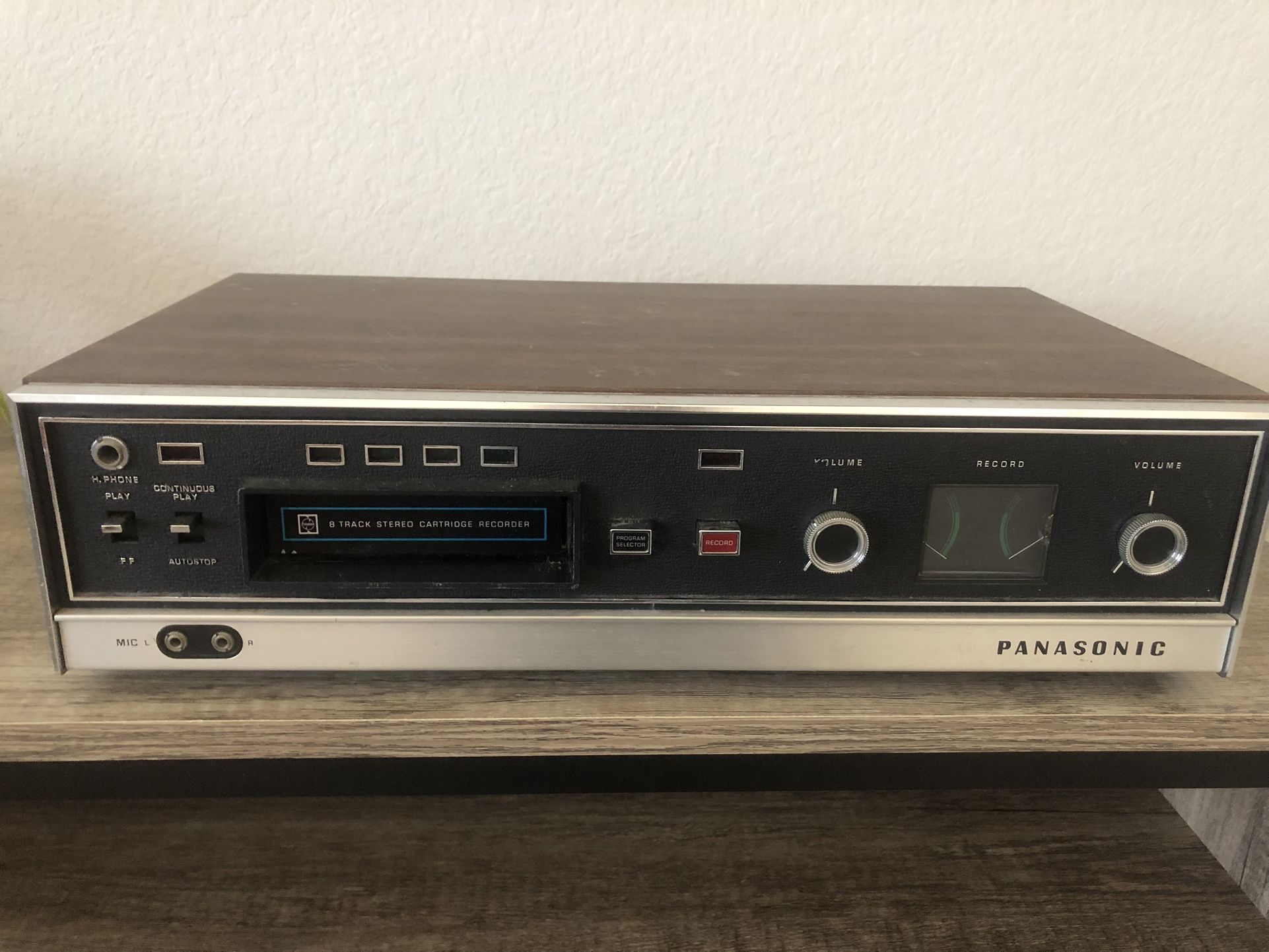 Panasonic 8-track player/recorder