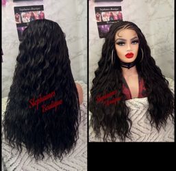 Human Hair Blended Lace Front Wig
