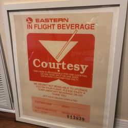 Eastern In Flight Beverage Framed Print